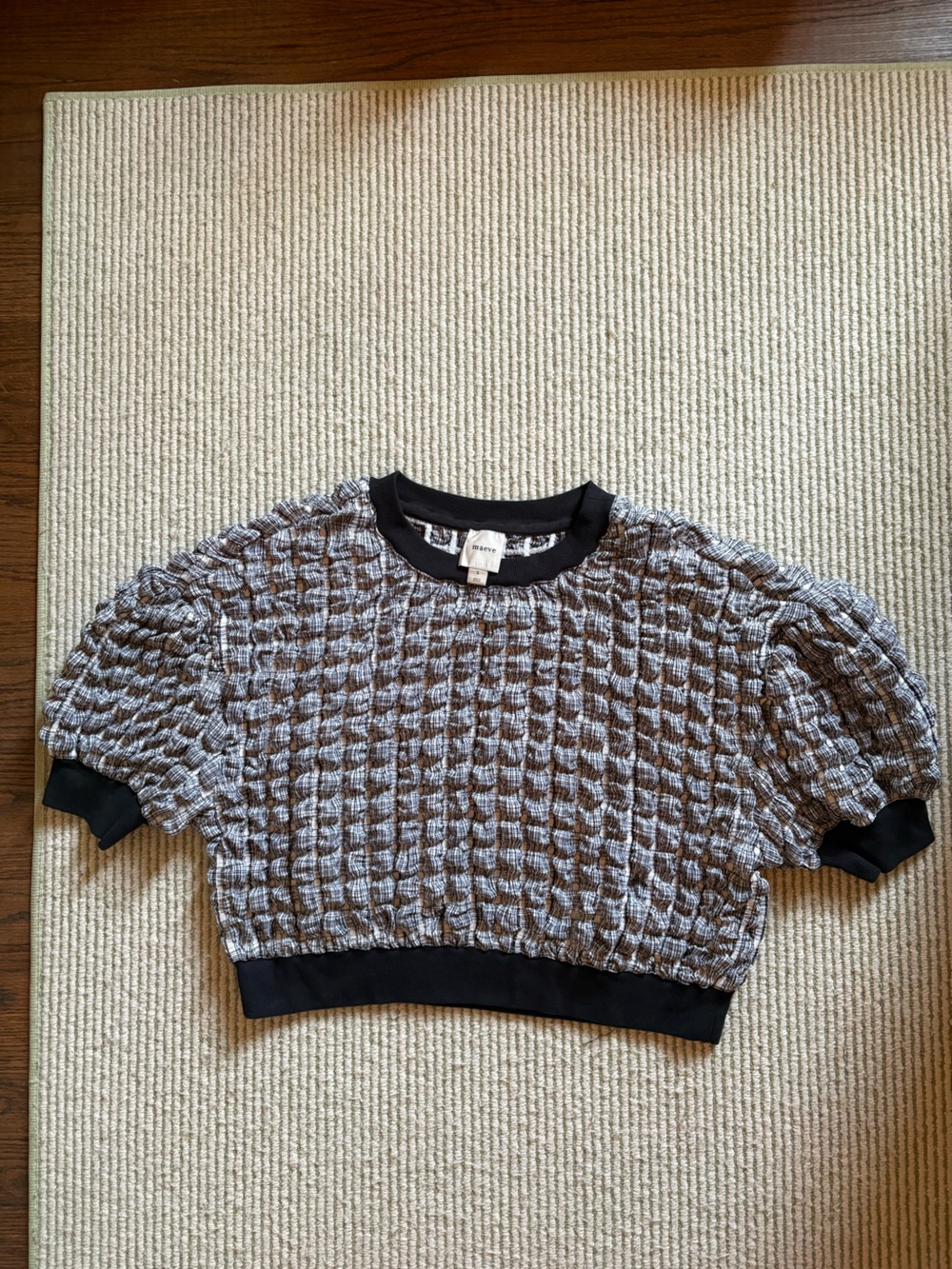 Anthropologie Maeve Puff-Sleeve Top